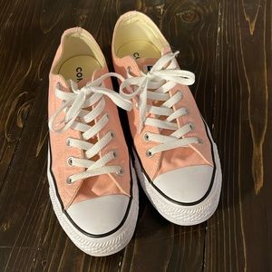 Converse All Star size 9W pink/salmon color